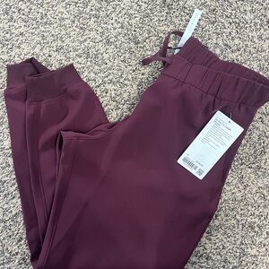 Lululemon Burgundy Joggers